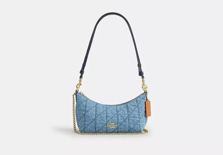 Coach Caitlin Shoulder Bag With Quilting