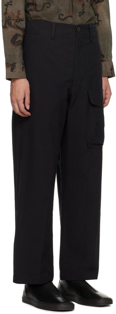 UMA WANG Black Paxton Cargo Pants