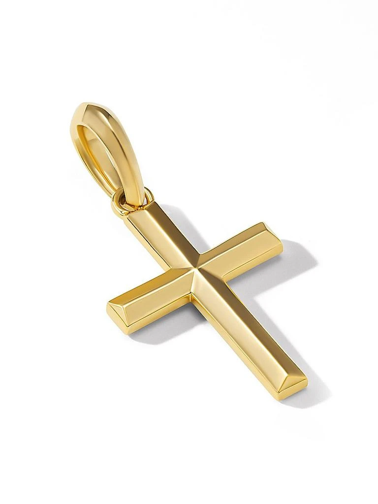 David Yurman Cross Pendant in 18K Yellow Gold, 24MM 3