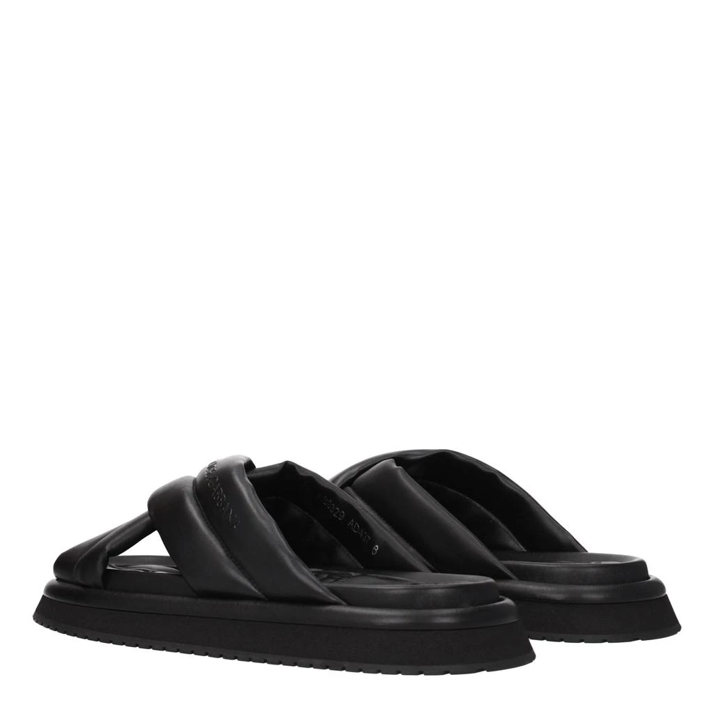 Dolce & Gabbana Dolce & Gabbana Black Leather Slipper 4