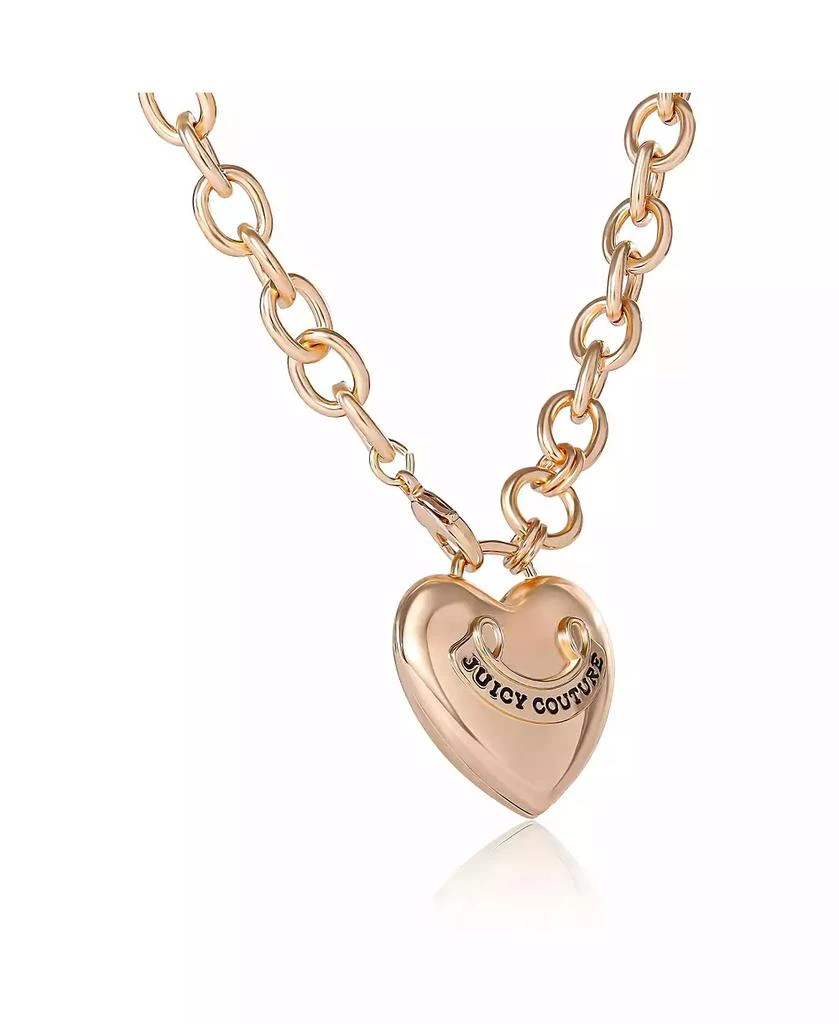 Juicy Couture Gold-Tone Long Heart Pendant Necklace 3