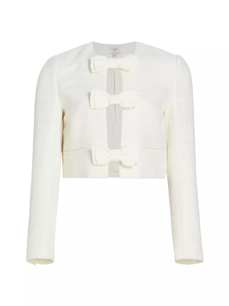 Cami NYC Evangeline Wool-Blend Bow Jacket