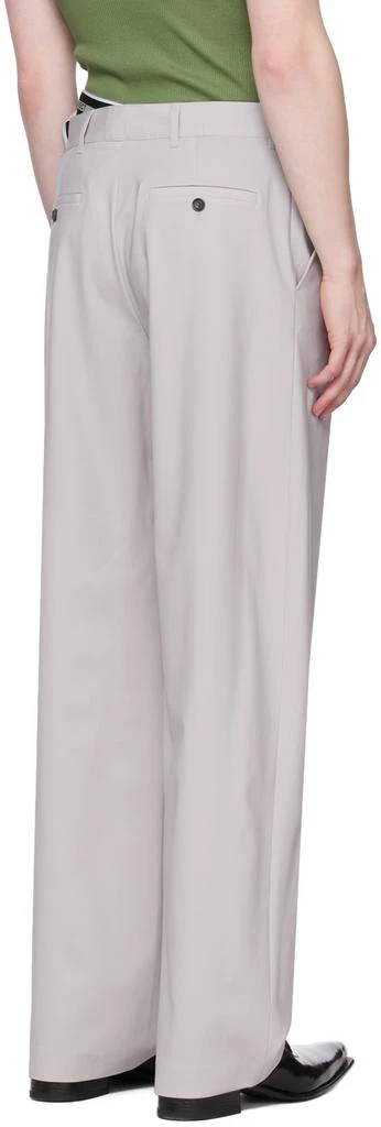 Y/Project Gray Multi Waistband Trousers 3