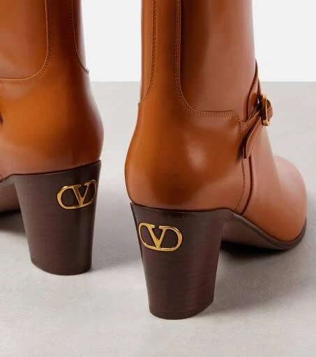 Valentino Pattie 75 leather ankle boots 5