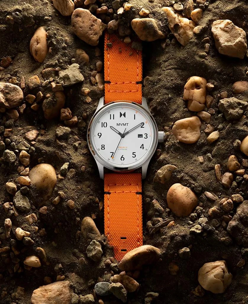 MVMT Field II Men's Orange Nylon Watch 41mm 8