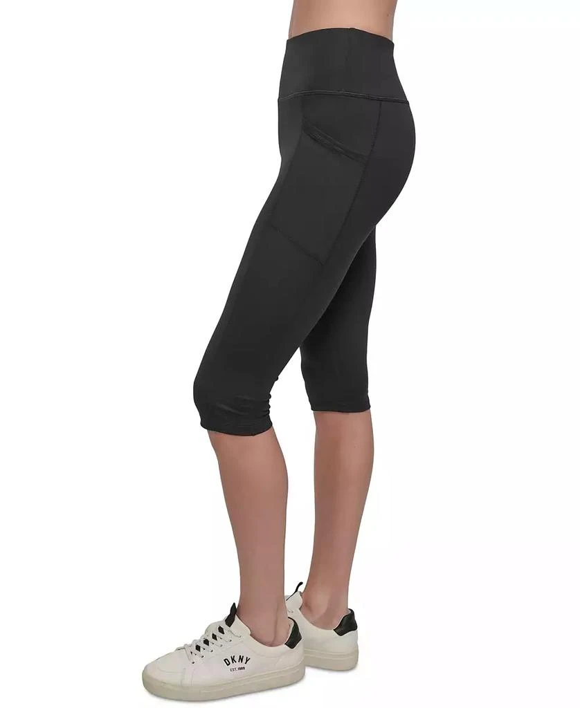 DKNY Sport Women's Balance Compression High-Waist Capri Pants 3