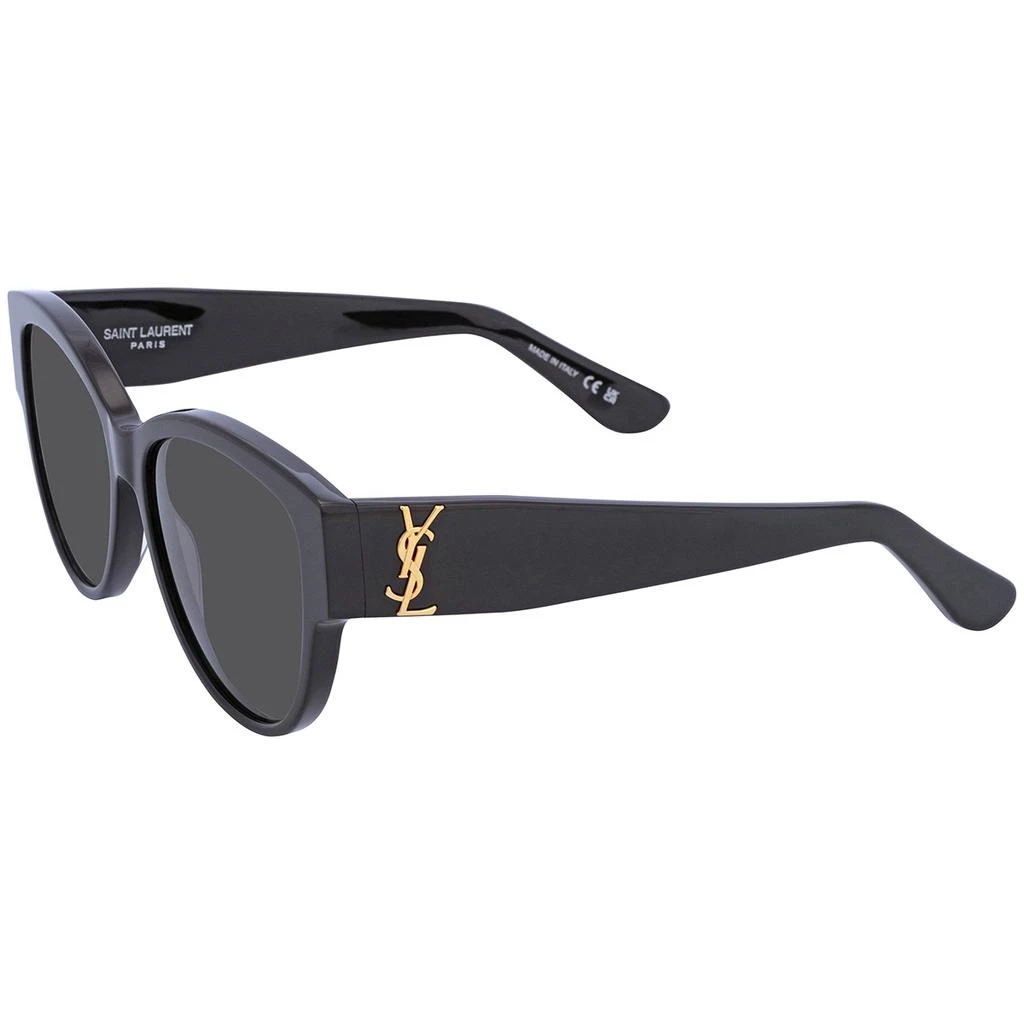 Yves Saint Laurent Grey Oval Ladies Sunglasses SL M3 002 55 3
