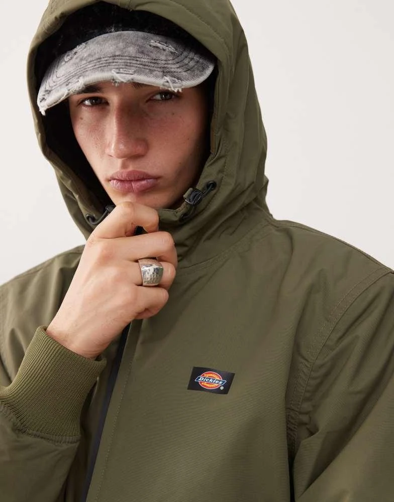 DICKIES Dickies New Sarpy jacket in dark khaki 2