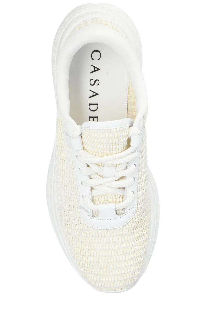 CASADEI Casadei Mia Almond Toe Lace-Up Sneakers 4