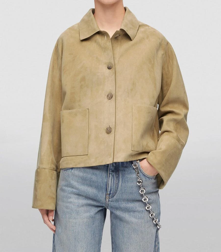 Loewe Suede Turn-Up Jacket 3