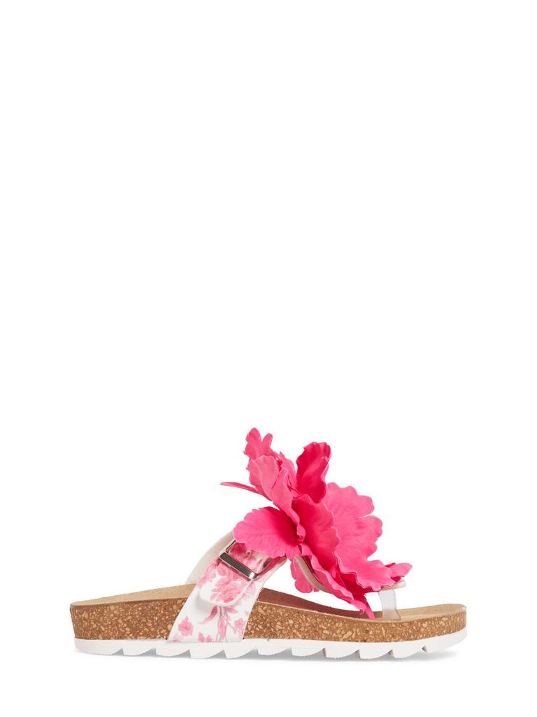 MONNALISA Sandals W/ Flowers & Glitter