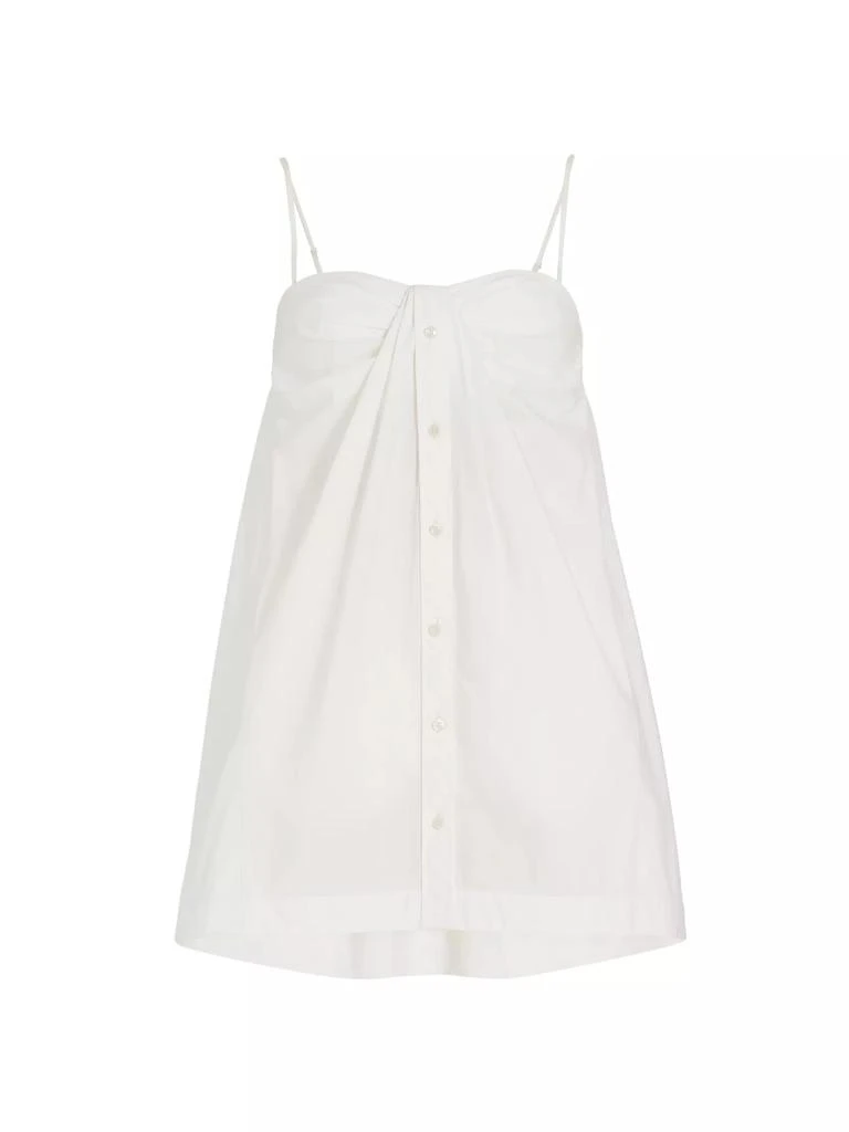 Jonathan Simkhai Kendall Pleated Mini Shirtdress 1