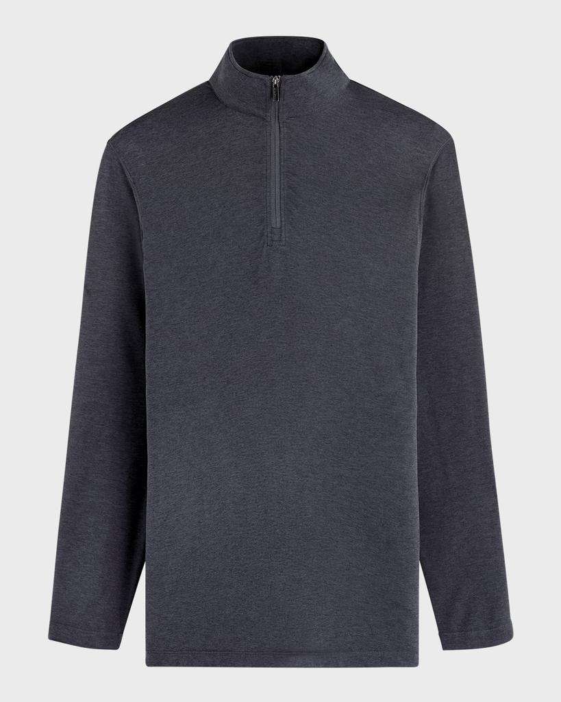 Bugatchi Men's UV50 Performance Quarter-Zip Sweater