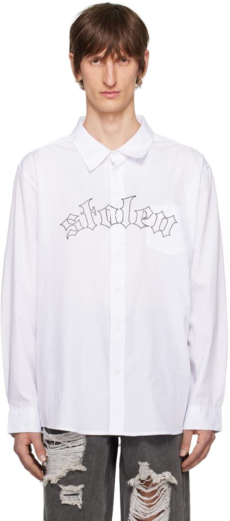 Stolen Girlfriends Club White Printed Shirt