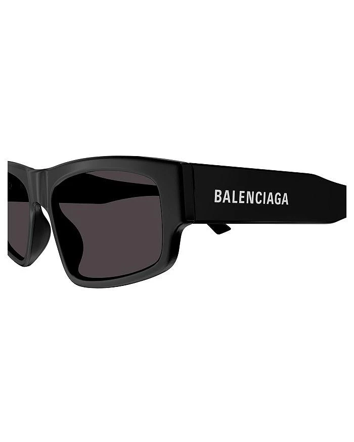 Balenciaga Flat Rectangular Sunglasses, 56mm 3