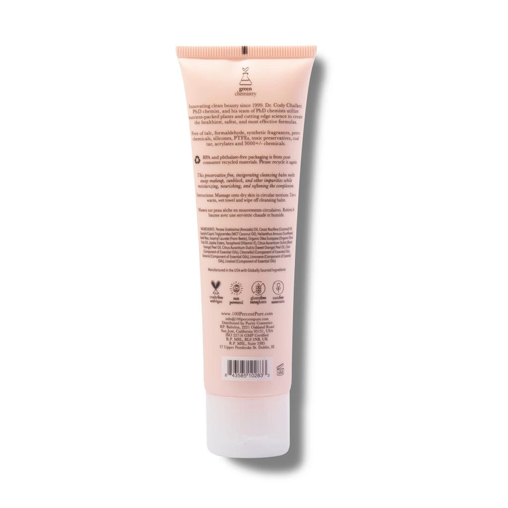 100% Pure Blood Orange Cleansing Balm 2