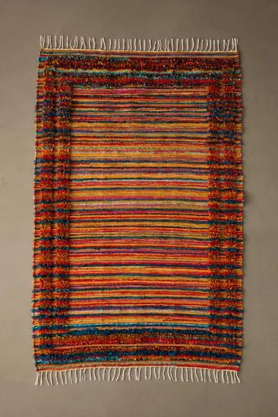 Urban Renewal ReMADE By UO Remnants Clipped Sari Rug