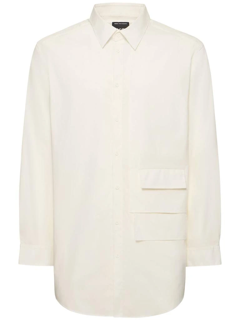 Y-3 Cotton Blend Shirt W/pockets 1