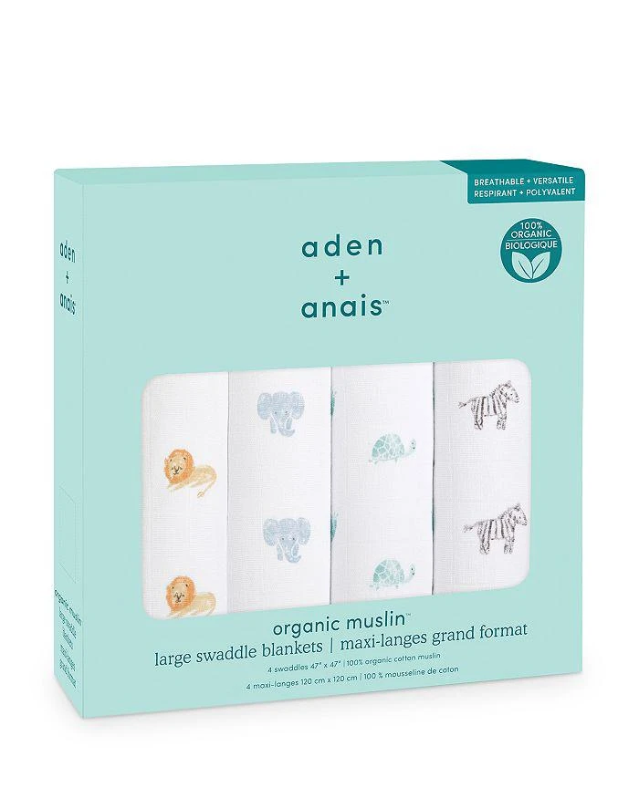aden + anais 4 Pk. Printed Classic Swaddles 2