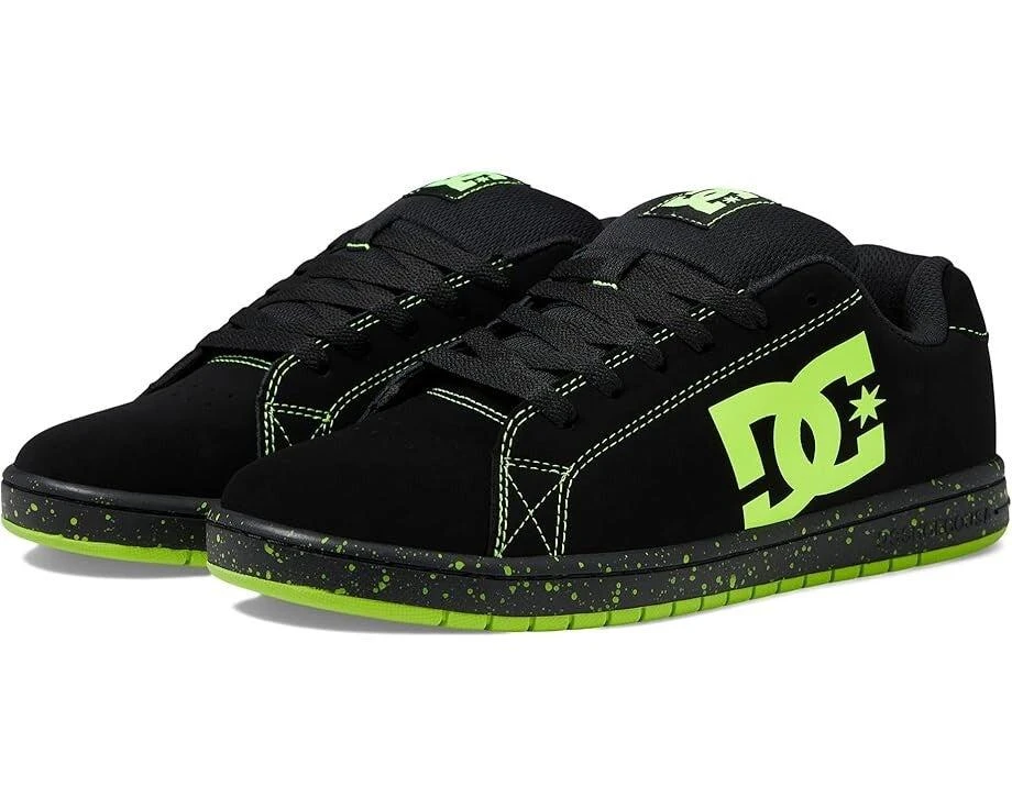 DC Gaveler ADYS100536-BL4 Sneaker Men's US 13 Black Leather Casual Shoes ZPO3216 1