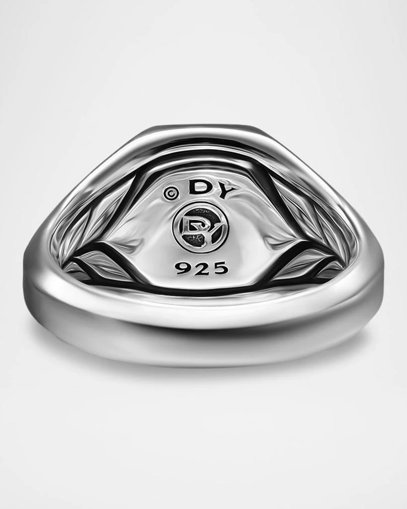 David Yurman Men
s Streamline® Signet Ring in Silver with Pietersite, 14mm 5
