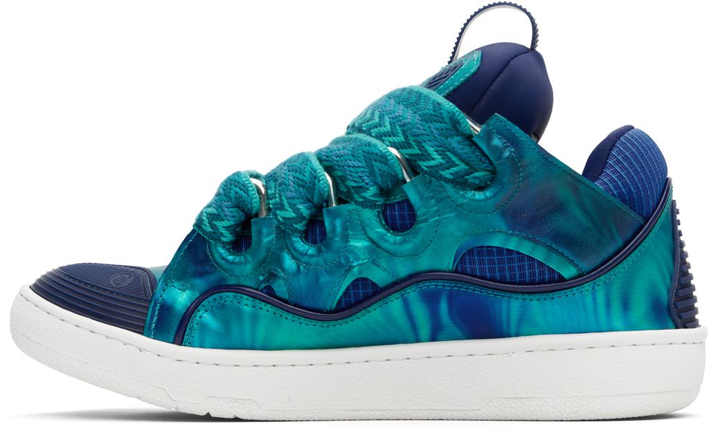 靴 LANVIN CURB SNEAKERS BLUE GREY 41 Lanvin Curb Sneaker Blue Grey | Hype Clothinga