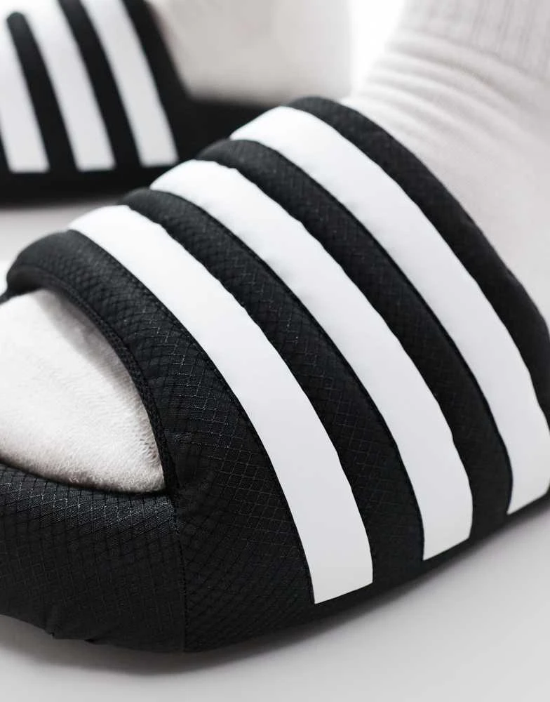Adidas adidas Originals Adilette 24 sliders in black 4