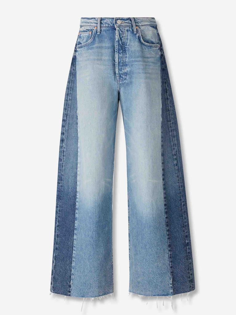 Gucci Patchwork denim jeans with gucci rosso ancora - Jeans