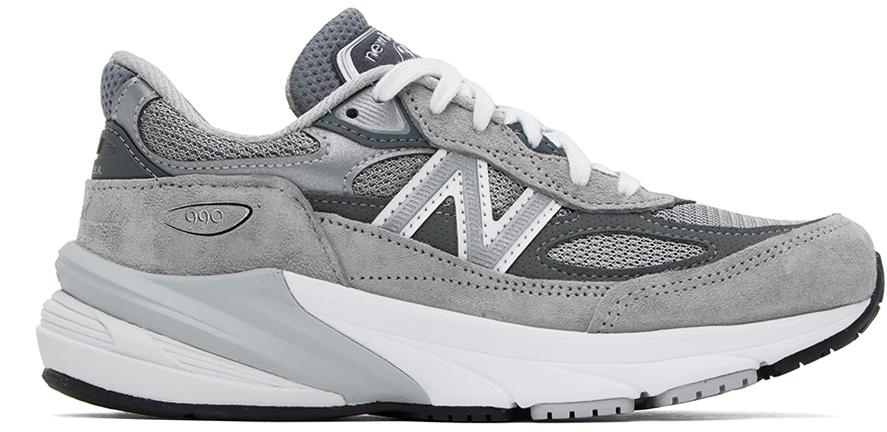 New Balance Gray 'Made In USA' 990v6 Sneakers