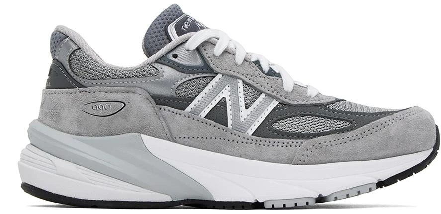 New Balance Gray 'Made In USA' 990v6 Sneakers 1