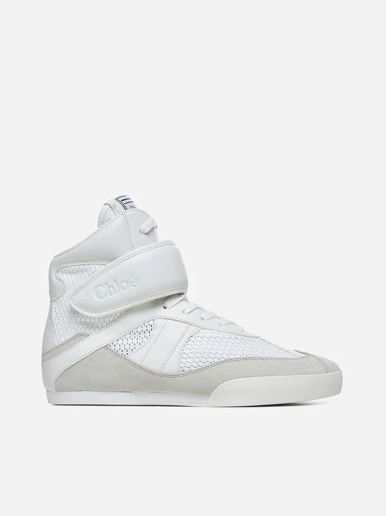 Chloé White Chloé Kick high-top sneakers 1