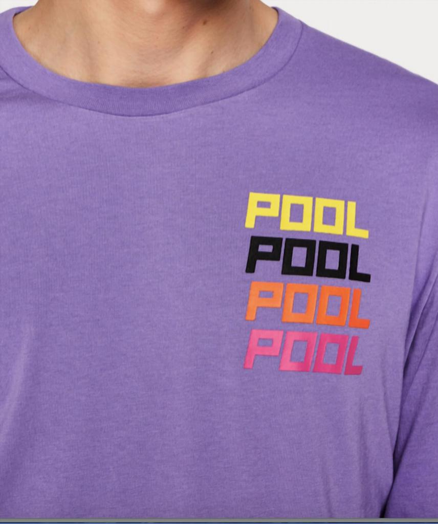 Scotch & Soda Streetwear Tee In Purple