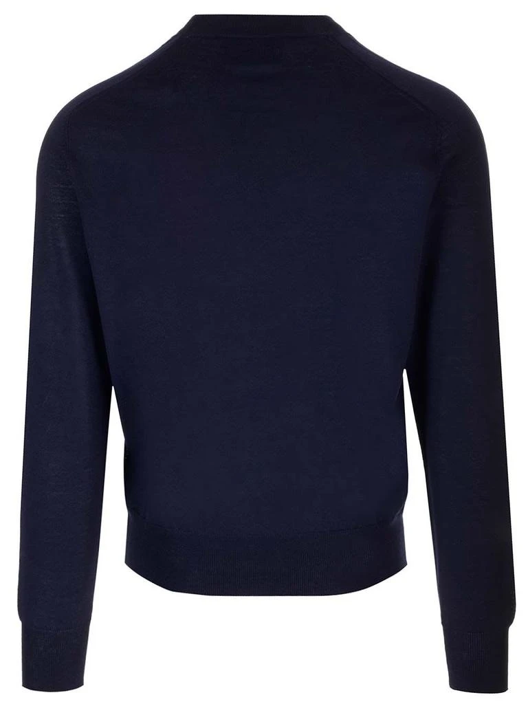 AMI Adc Crew Neck Night Blue 2