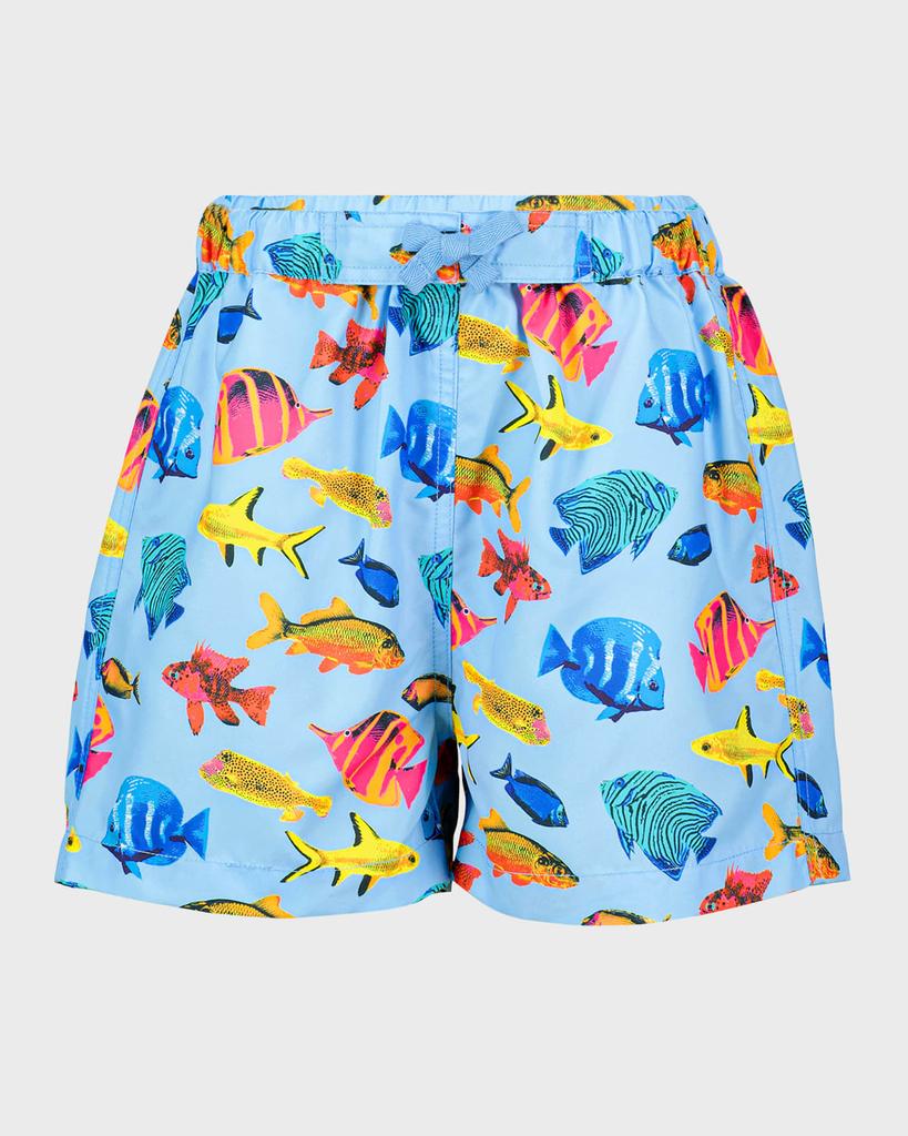 Rachel Riley Boy's Tropical Fish Swim Shorts, Size 2-10
