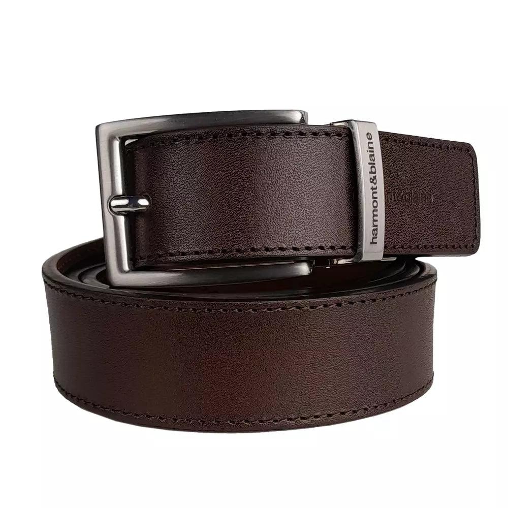 Harmont 
Blaine Harmont 
Blaine Brown Leather Di Calfskin Belt