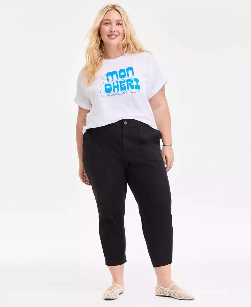On 34th Trendy Plus Size Tapered Ankle Pants, Exclusively at