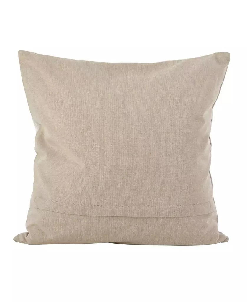 Saro Lifestyle Embroidered Decorative Pillow, 18" x 18" 2