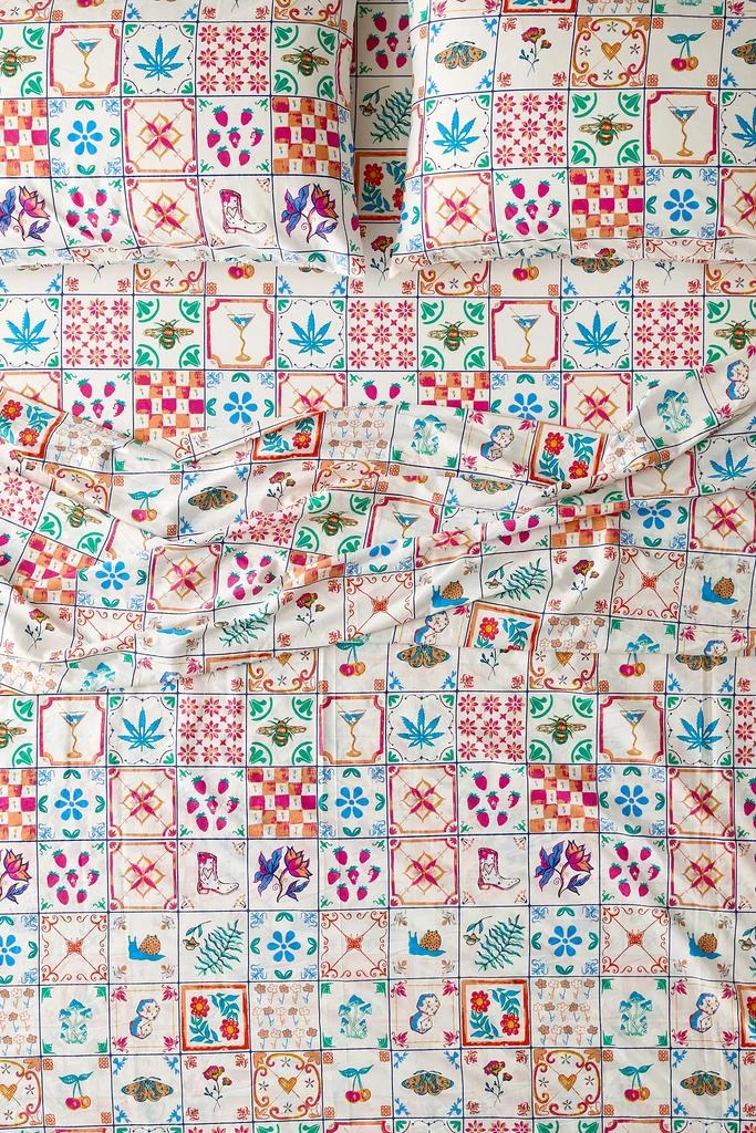 Urban Outfitters Mariana Tile Sheet Set 1