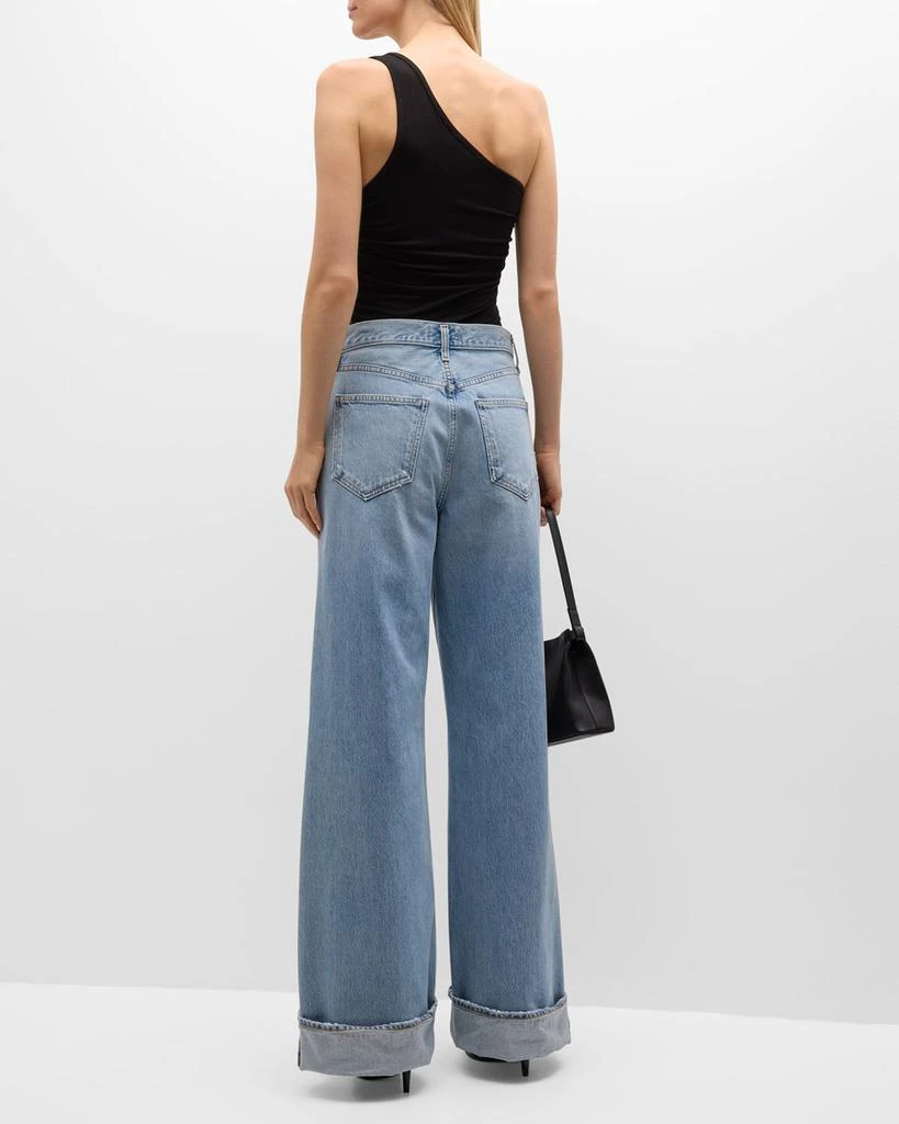 AGOLDE Dame High Rise Wide-Leg Jeans 4