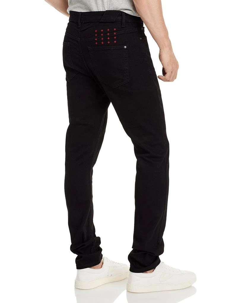 Ksubi Van Winkle Comik Angst Trashed Skinny Jeans in Black 3