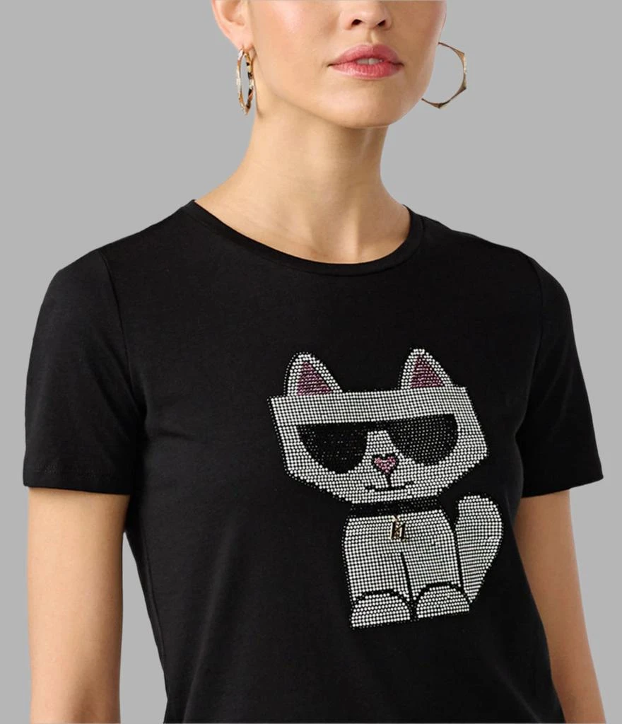 Karl Lagerfeld Paris CHOUPETTE CHARM LOGO TEE 3