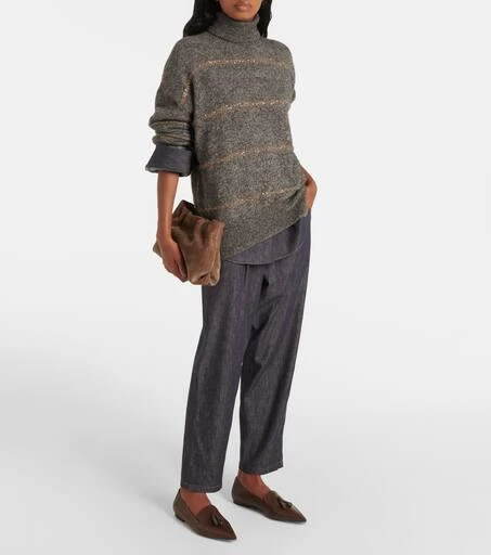 Brunello Cucinelli Monili leather loafers 2