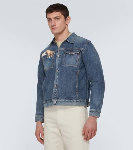 Undercover Beaded denim jacket 4 Coats Free Shipping BeyondStyle