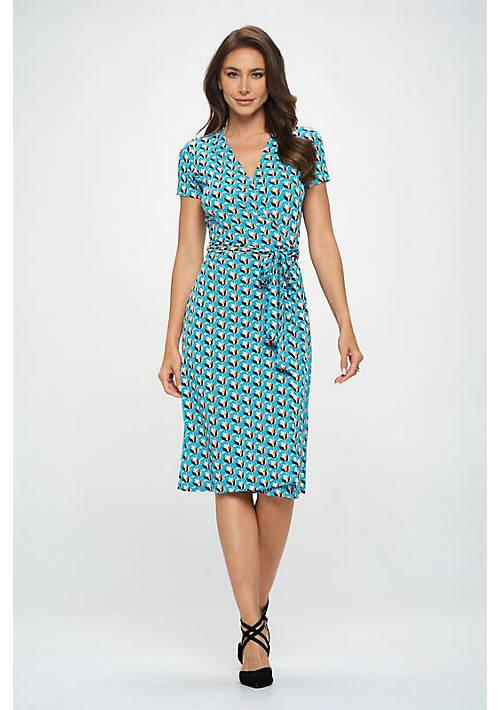 Renee C. C. Jersey Wrap Dress