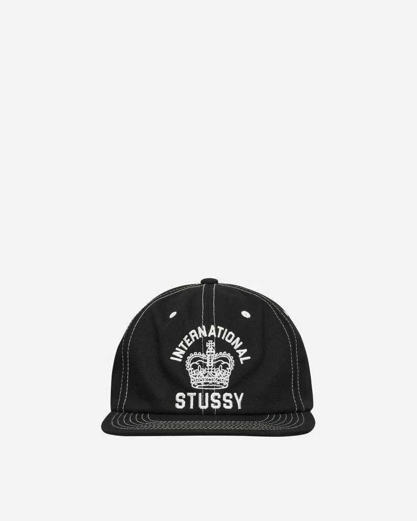 STUSSY Stüssy International Crown Strapback Cap Black 1
