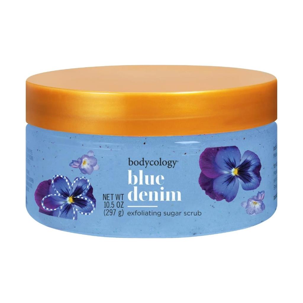 bodycology 10.5 oz Blue Denim Exfoliating Sugar Scrub for Women