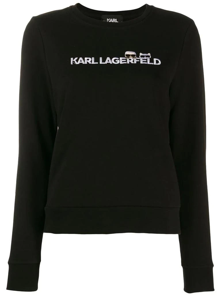Karl Lagerfeld Paris Ikonik logo sweatshirt - women 1