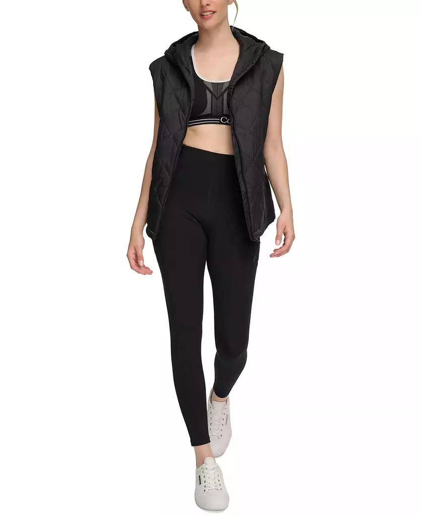 Calvin Klein Women's Quilted Oversized Hooded Vest 4