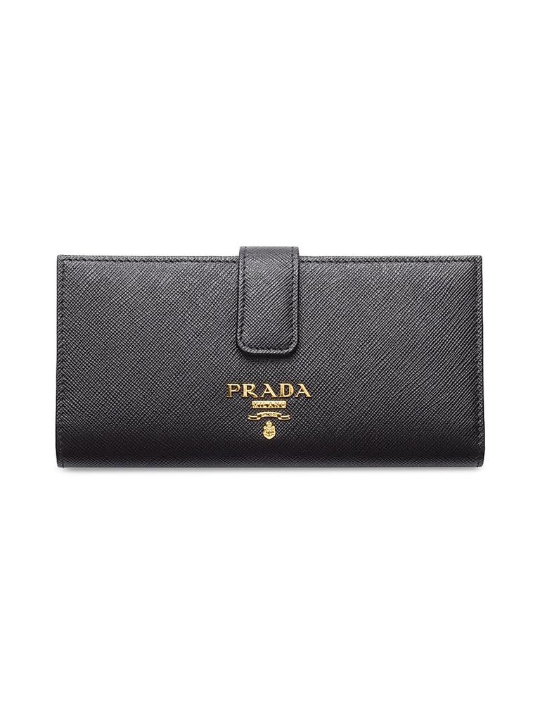 Prada Saffiano metal money clip wallet - Wallets - Free Shipping