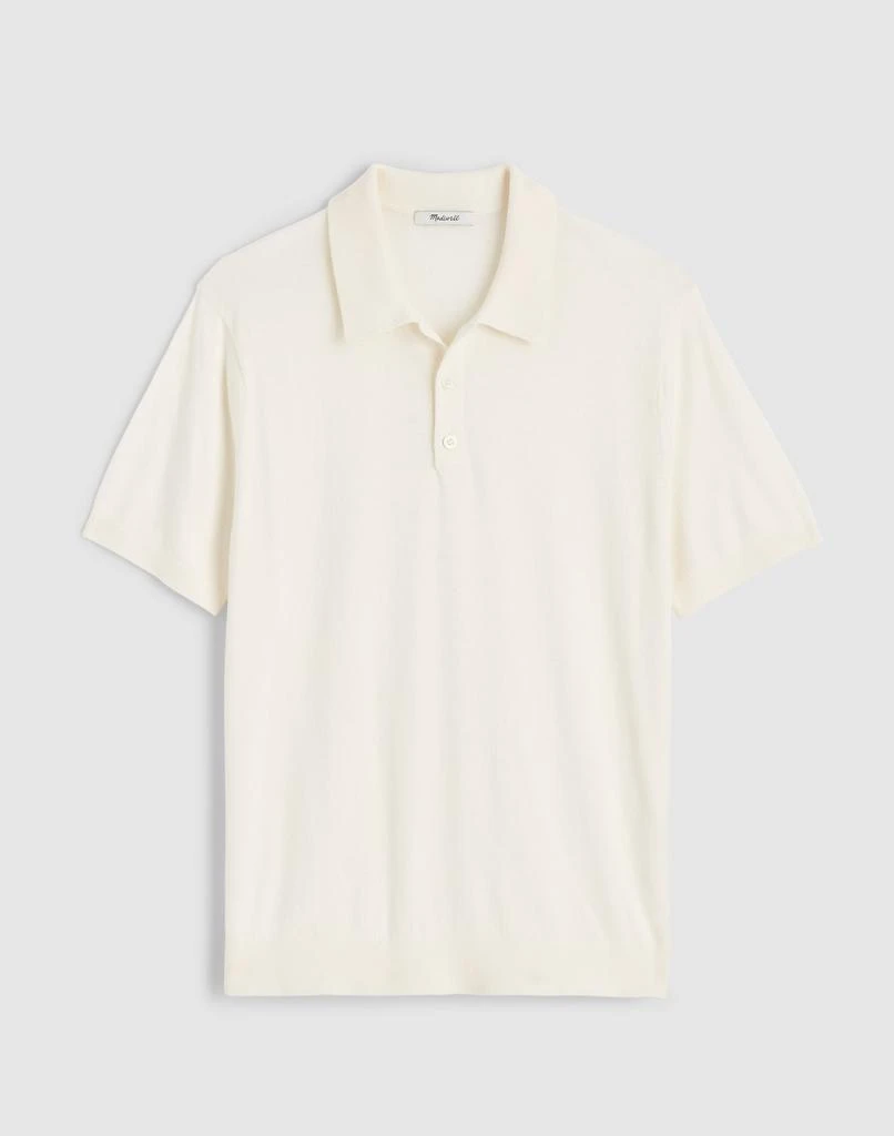 Madewell Three-Button Sweater Polo Shirt 6